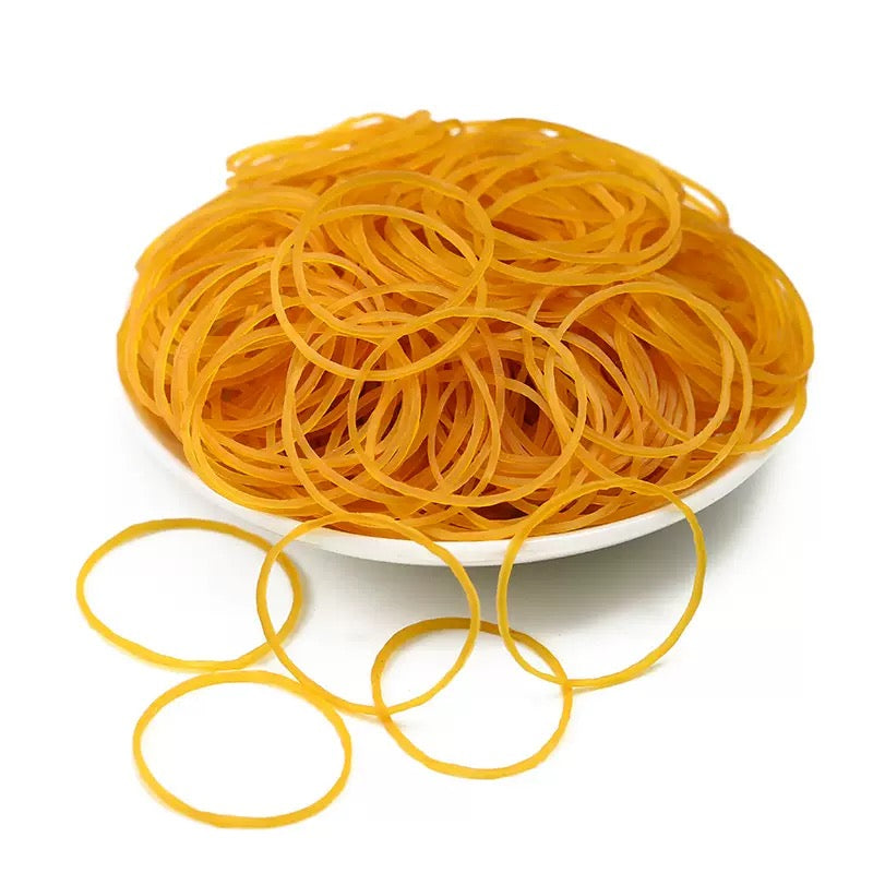 Heavy Duty Yellow Rubber Bands Office Packing Elastic Bands