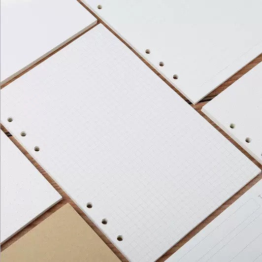 6-Hole Refill Paper Loose Leaf Planner Inserts