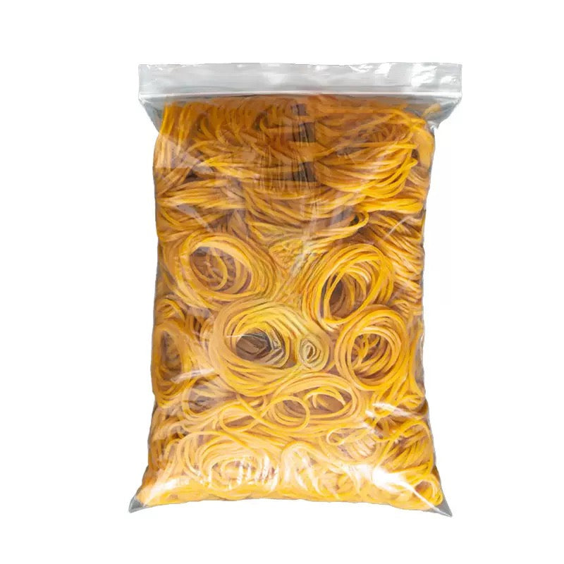Heavy Duty Yellow Rubber Bands Office Packing Elastic Bands